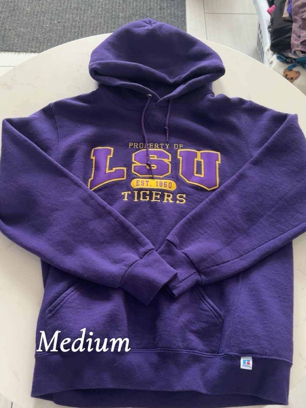 LSU Tigers Purple Hooded Sweatshirt